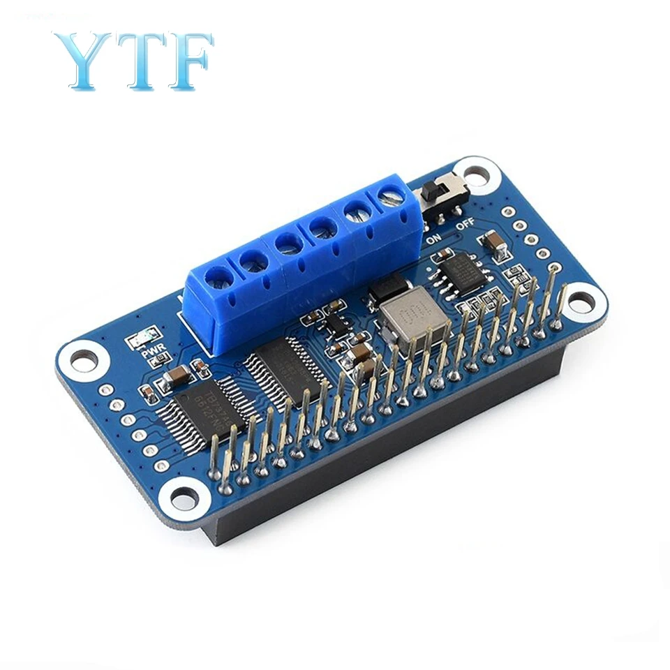PCA9685 поддержка расширения платы двигателя Raspberry Pi 3 B +/Zero W/Smart Car|Аксессуары для