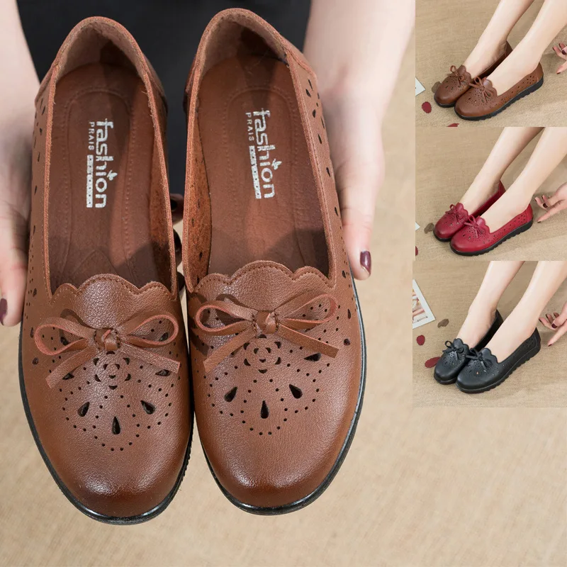 Новинка 2019 обувь для мам удобная на мягкой плоской подошве открытые сандалии