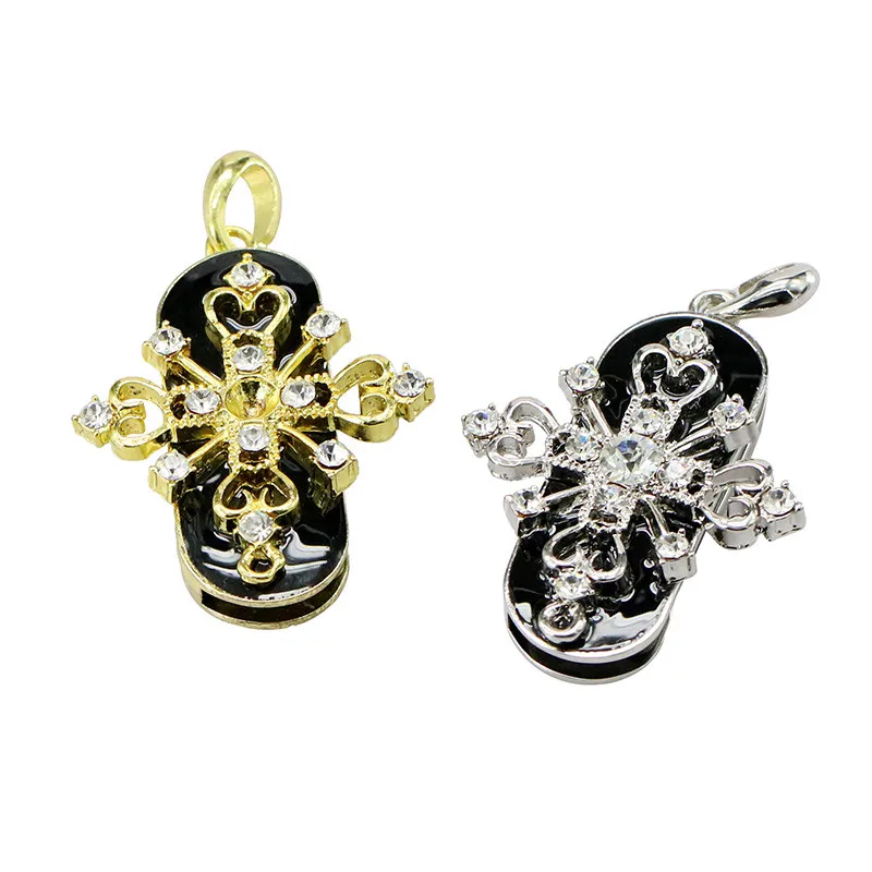 

Crystal Metal Necklace Cross USB Flash Drive 8GB 16GB 32GB 64GB Pendrive 128GB Pen Drive 256GB USB 2.0 Flash Memory Stick Gifts