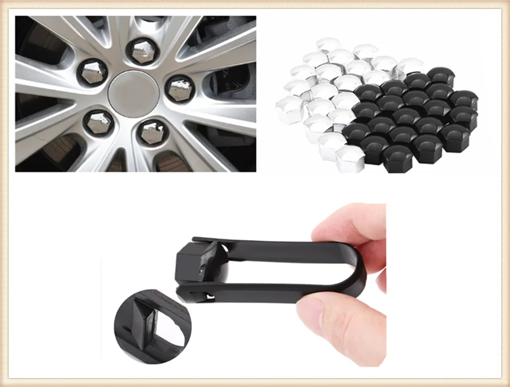 

Auto parts nut bolt tire decoration 17mm / 19mm car shape for Mercedes Benz S550 S500 IAA G500 ML F125 E550 E350