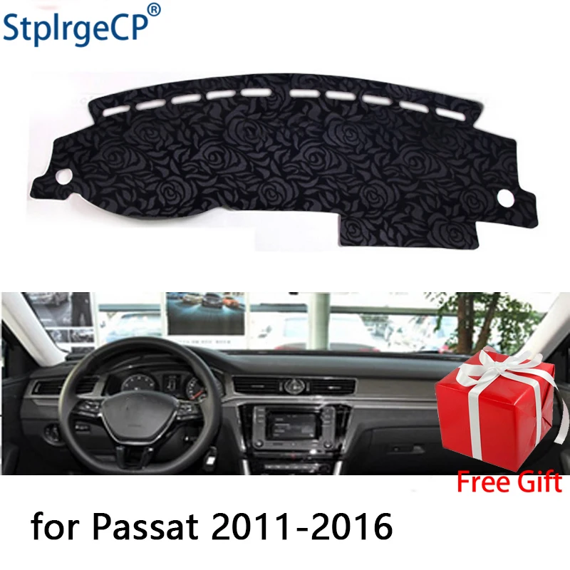 Нескользящая накладка на приборную панель автомобиля с рисунком розы для