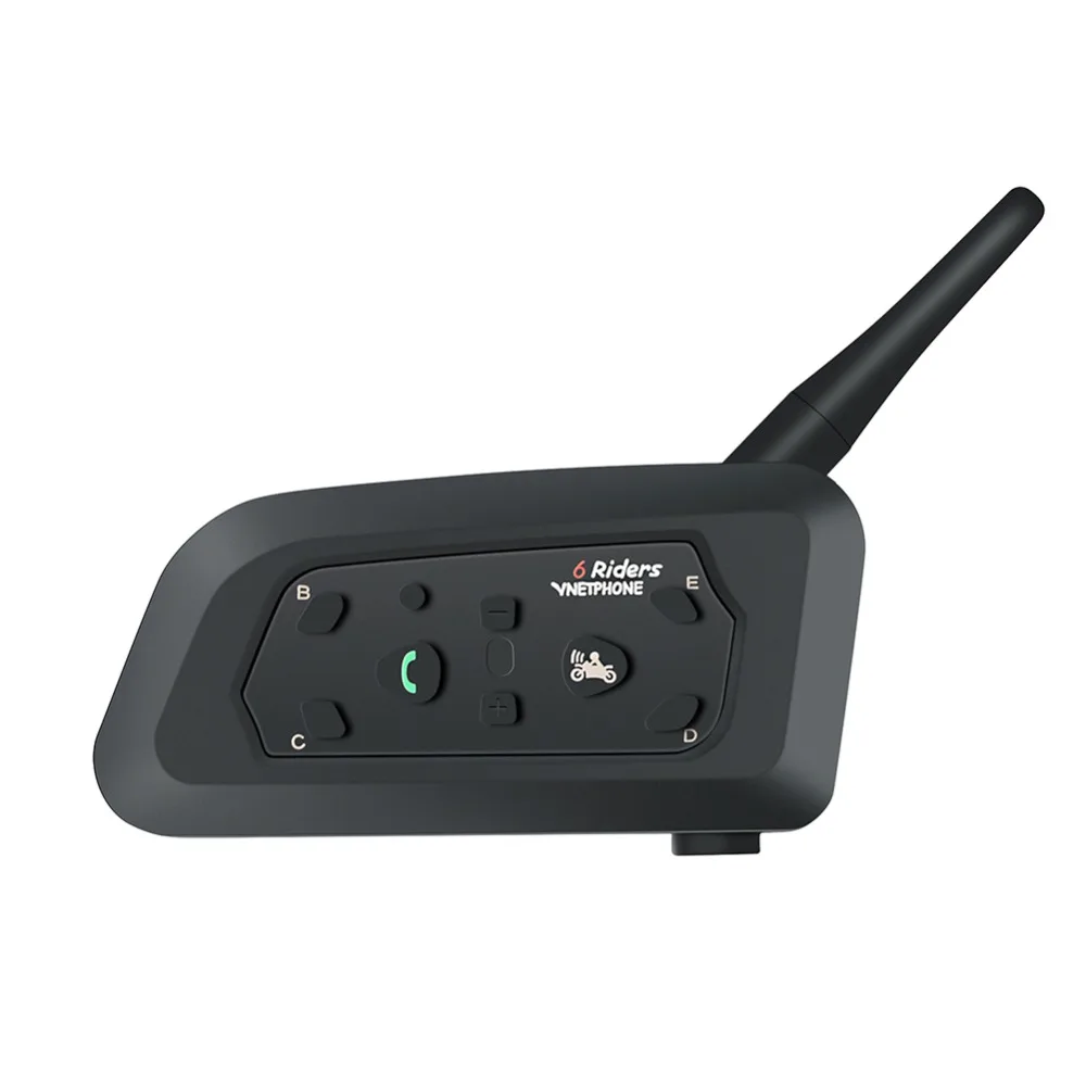 Новинка, V6, домофон, шлем, Bluetooth, гарнитура для мотоцикла, Comunicador Capacete, наушники, динамик для 6 гонщиков, IP65, MP3, gps