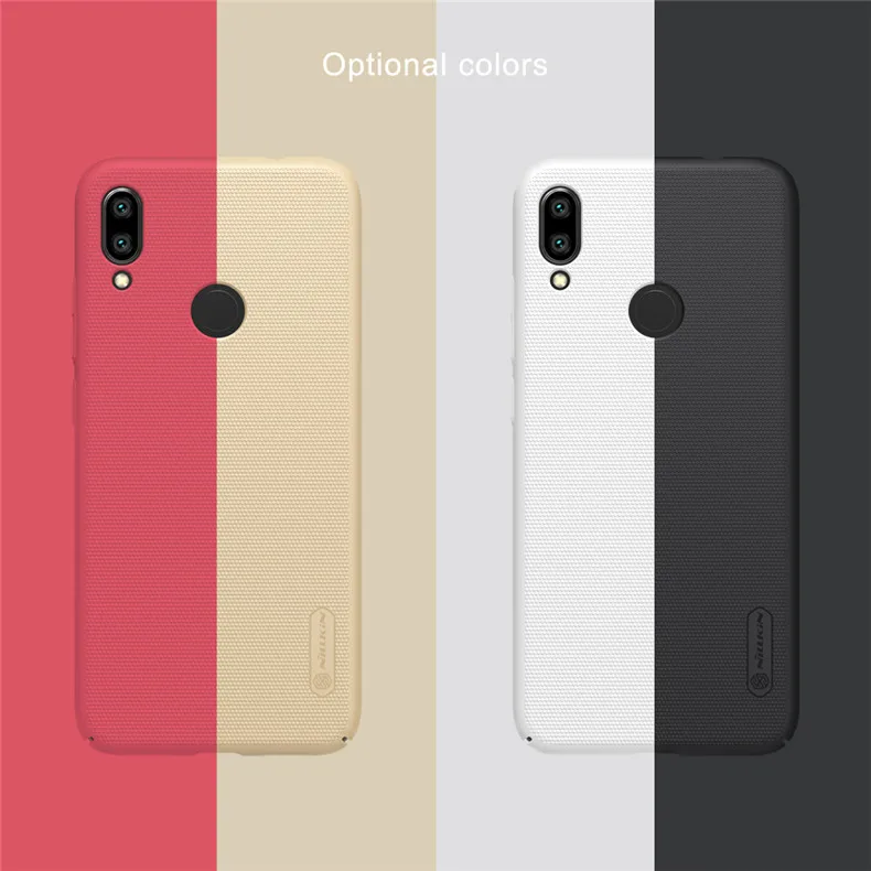 Чехол Nillkin для Xiaomi Redmi Note 7, матовый чехол для мобильного телефона, ультра тонкий жесткий чехол из поликарбоната для Redmi Note7 Pro