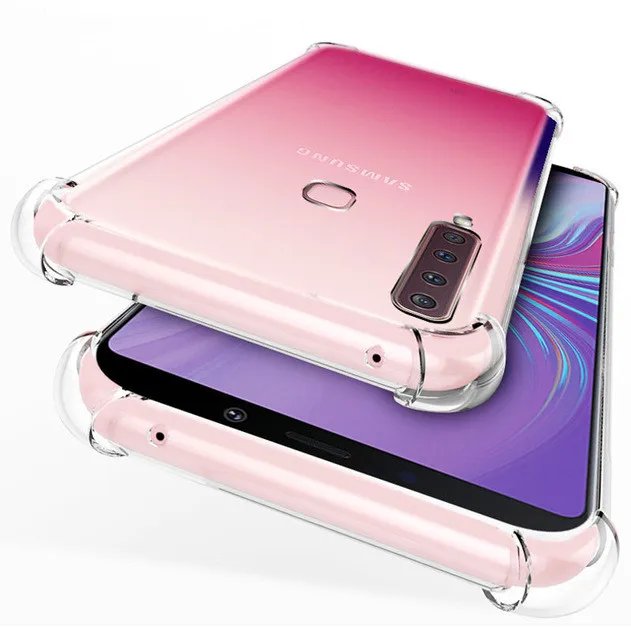 1000 шт. противоударный мягкий чехол для samsung Galaxy A9 Star Lite A8 плюс A6 A9S A8S A6S A10 A30 A40 A50 A7 прозрачный силиконовый чехол