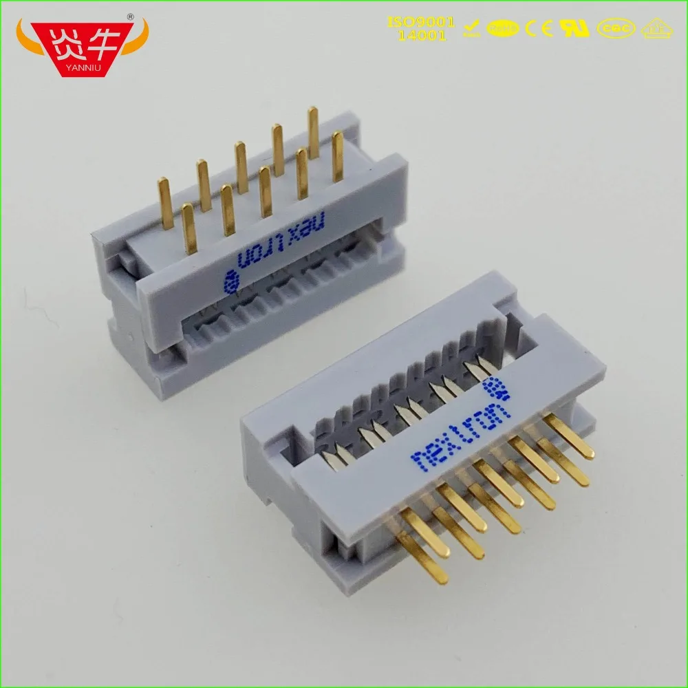 Фонарь 2 54 мм шаг 2*5P 10 контактный разъем разъемы IDC ISP JTAG HEADER для плоского