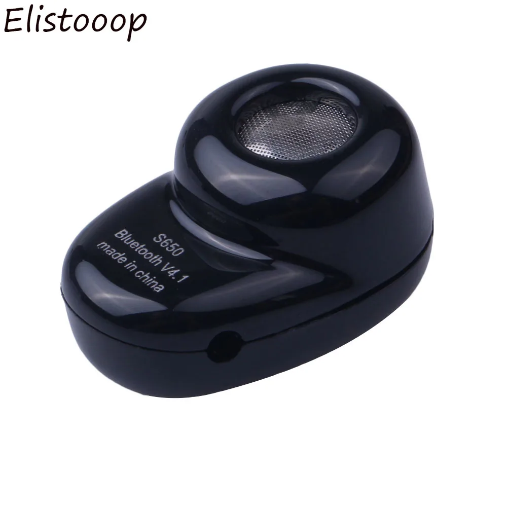 Elistooop S650 мини Bluetooth наушники Беспроводные спортивные вкладыши с микрофоном 4 1 для