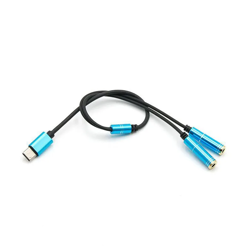 Адаптер Usb Type C для наушников Универсальный адаптер c 2 в 1 Зарядка зарядки 3 5 пара