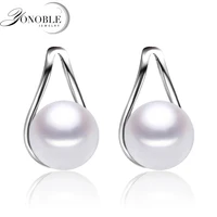 real 925 sterling silver earrings freshwater pearl earrings for women natural pearl earring jewelry drop girl birthday gift