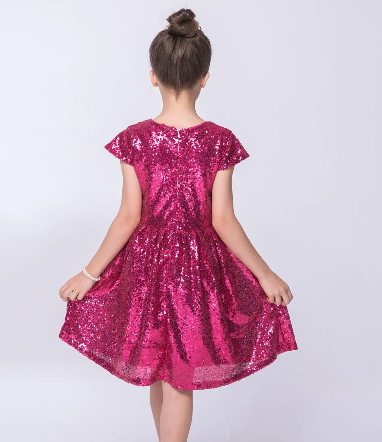 new kids girl dress sleeveless tutu wedding baby clothes Stage performance Wedding presiding | Детская одежда и обувь