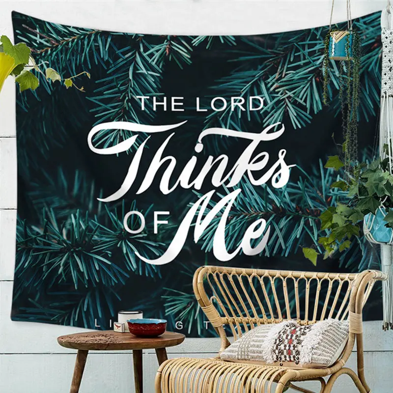 Кактус декорацион Растительный Узор Настенная ткань висит гобелен Свадебная