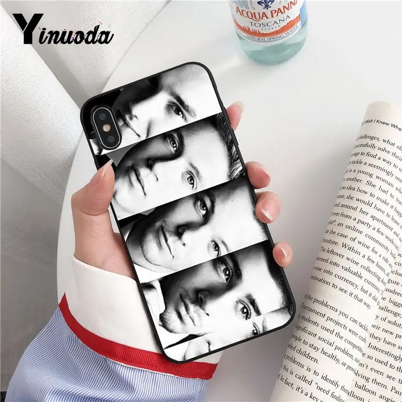 Yinuoda 1D one Diretion черный мягкий чехол для телефона из ТПУ iPhone 8 7 6 6S Plus 5 5S SE XR X XS MAX Coque Shell