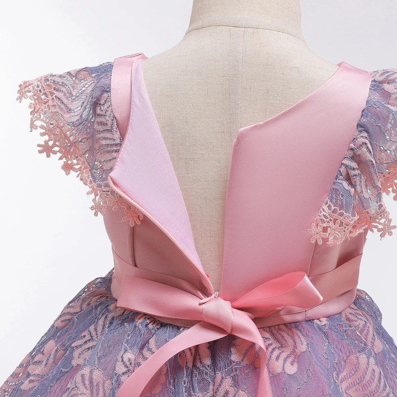 New Lace Baby Girls Dress Princess Wedding Party Kids Dresses For Prom Gown 2019 Formal Children Evening Clothing 10 Years | Детская