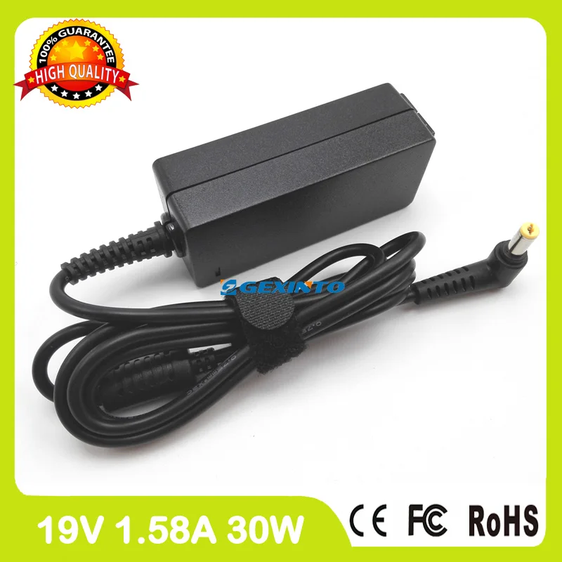 Зарядное устройство для ноутбука Acer Aspire One D150 D210 D250 D255 D255E D257 D257E D260 D270 19 в 1 58 А 30