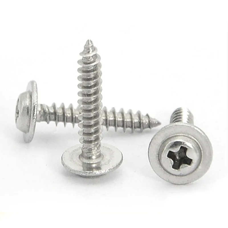 

Саморезы M3x5-25mm из нержавеющей стали, 50 шт./лот, с плоской головкой