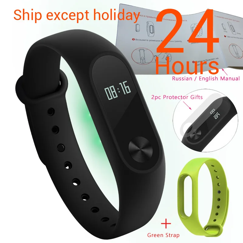 Mi band 2 n strap Xiaomi mi-браслет 2 смарт-браслет Bluetooth фитнес-браслет mi Band 2 OLED экран Сенсорная панель Пульс IP67 - Цвет: Mi band 2 n strap