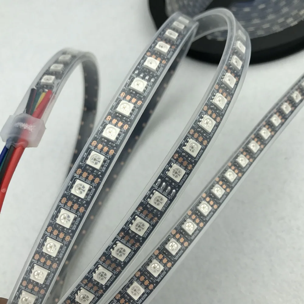 Полноцветная Адресуемая Светодиодная лента RGB 5050 GS8208 (похожая на WS2811 WS2813)DC12 в 90