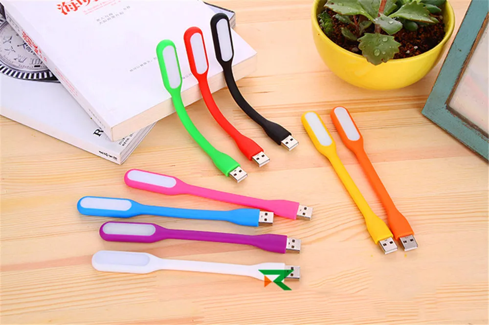 FFFAS 10 шт. мини мягкий гибкий USB LED свет лампы гаджеты для Мощность банка