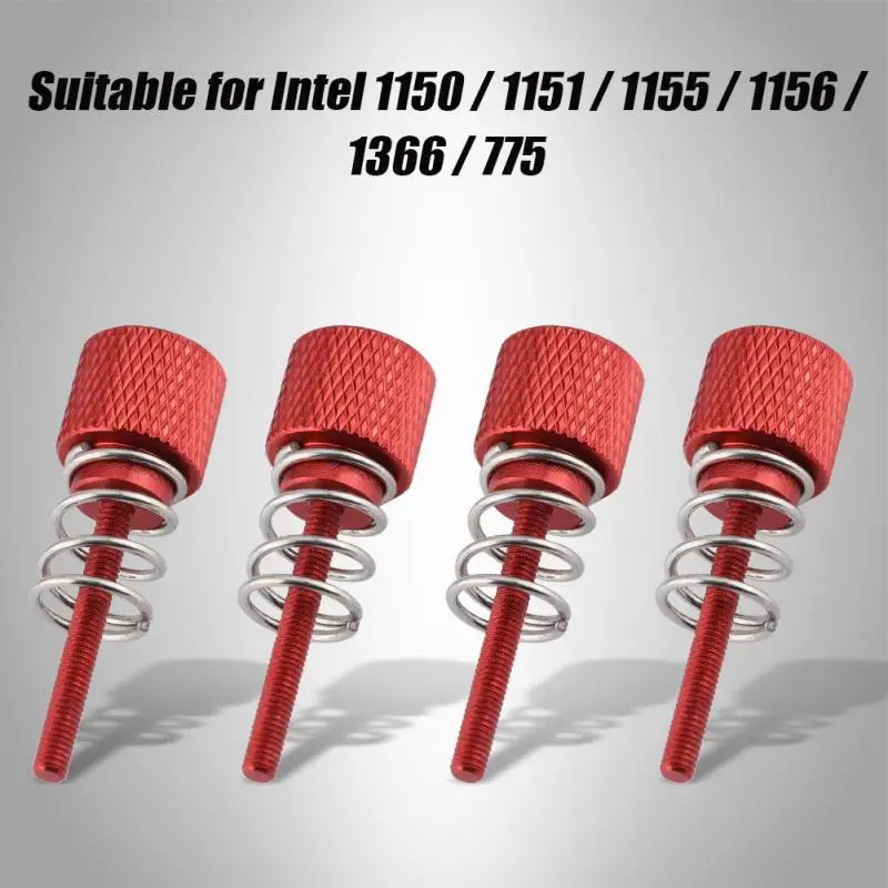 Винт водяного охлаждения процессора 4 шт./лот винты для блока Intel 1150 1151 1155 1156