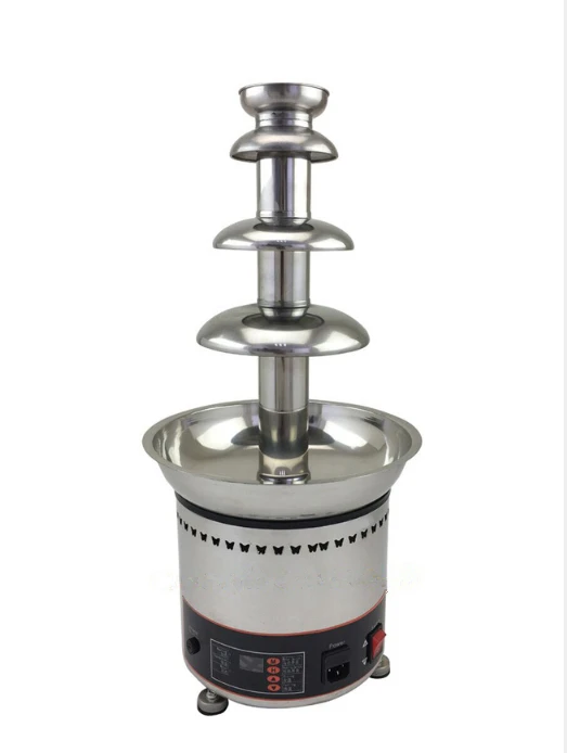4 х слойная машина для шоколадного фонтана коммерческая фондю 220 В 110 В|Шоколадные