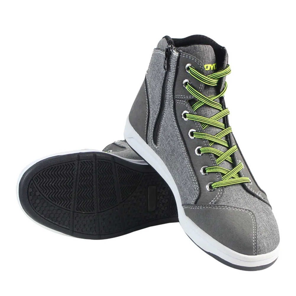 Мужские байкерские ботинки SCOYCO черные для езды на мотоцикле гоночная обувь