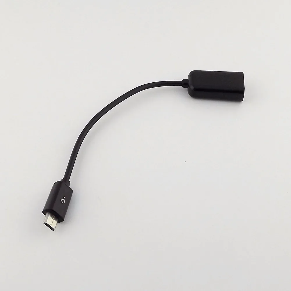 1 шт. Кабель адаптер OTG с Micro USB B папа на 2 0 A мама 15 см|Кабели для MP3/MP4-плееров| |