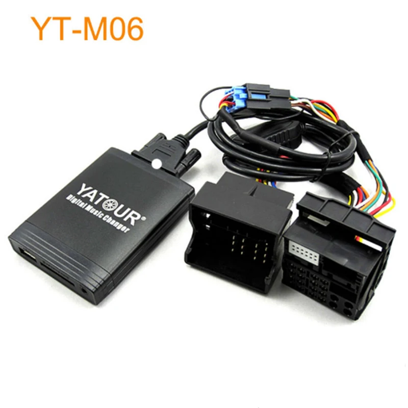 Автомобильный цифровой usb адаптер Yatour для смены музыки CD MP3 AUX Renault VDO/Blaupunkt quadlock 12pin