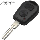 Пульт дистанционного управления jingyuqin, 2 кнопки, чехол для автомобильного ключа для BMW E31, E32, E34, E36, E38, E39, E46, Z3, Сменный Чехол для ключа