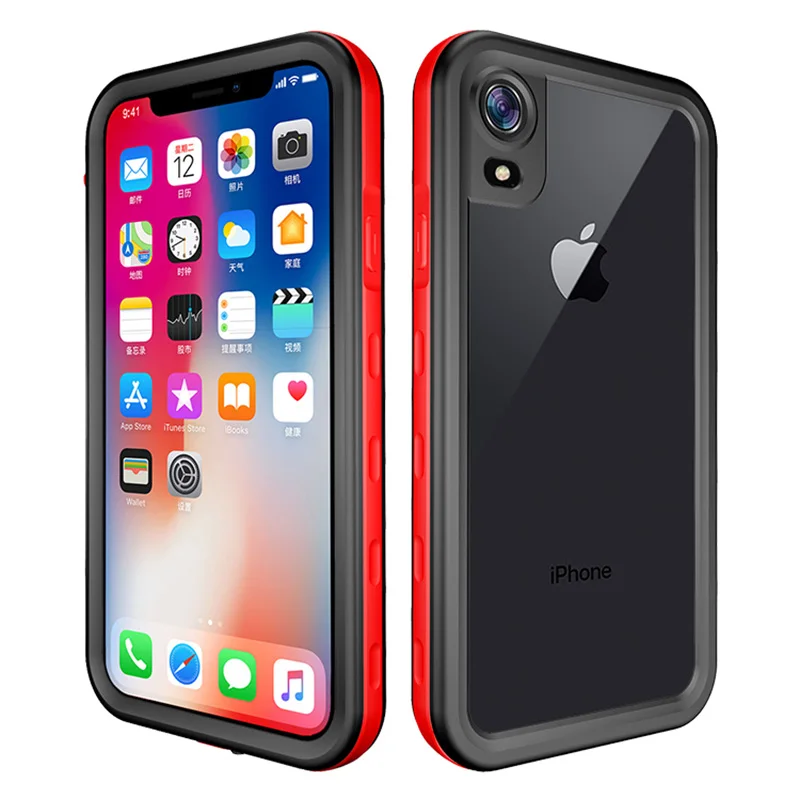 Red Водонепроницаемый чехол для iPhone X XS Max XR противоударный чехол для плавания для дайвинга для iPhone X XR XS 6 6 S 7 8 Plus водонепроницаемый чехол - Цвет: Red