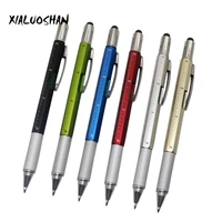60 pcsset multifunction 6 in 1 ballpoint pen new set 6 colors optional functional ballpoint pen student supplies