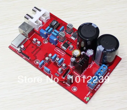 Горячая Распродажа плата DAC/TE7022 + WM8741 USB декодер (24BIT-96K) | Электроника