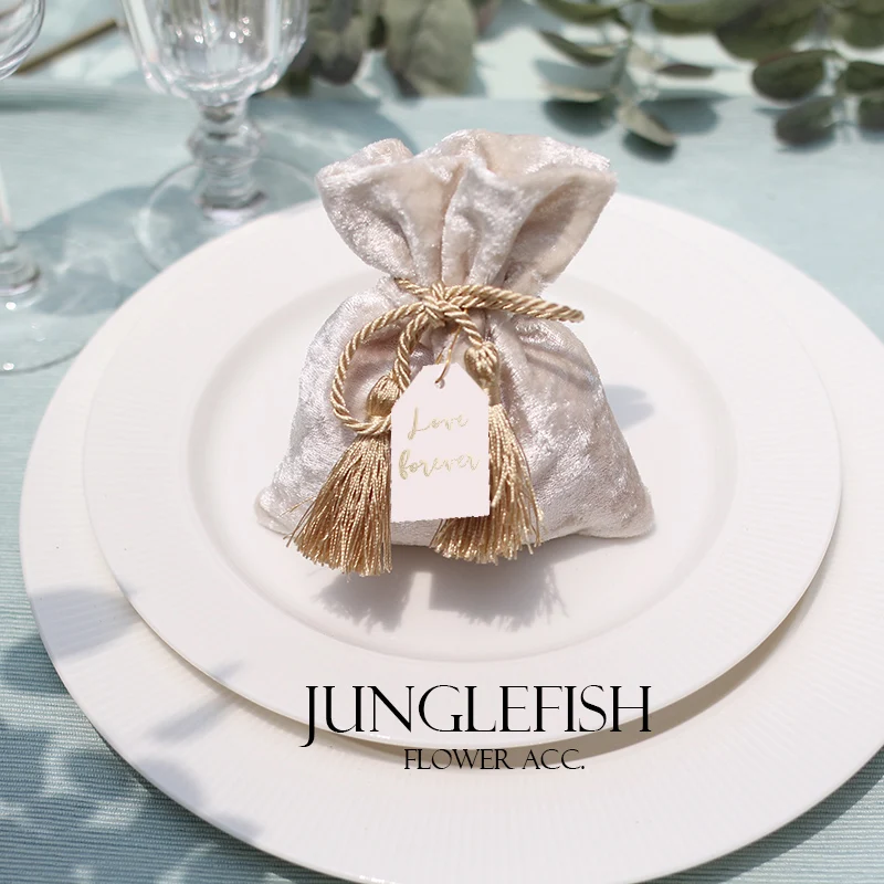 Новинка 2018 упаковка для ювелирных изделий цвета слоновой кости свадебные сумки с