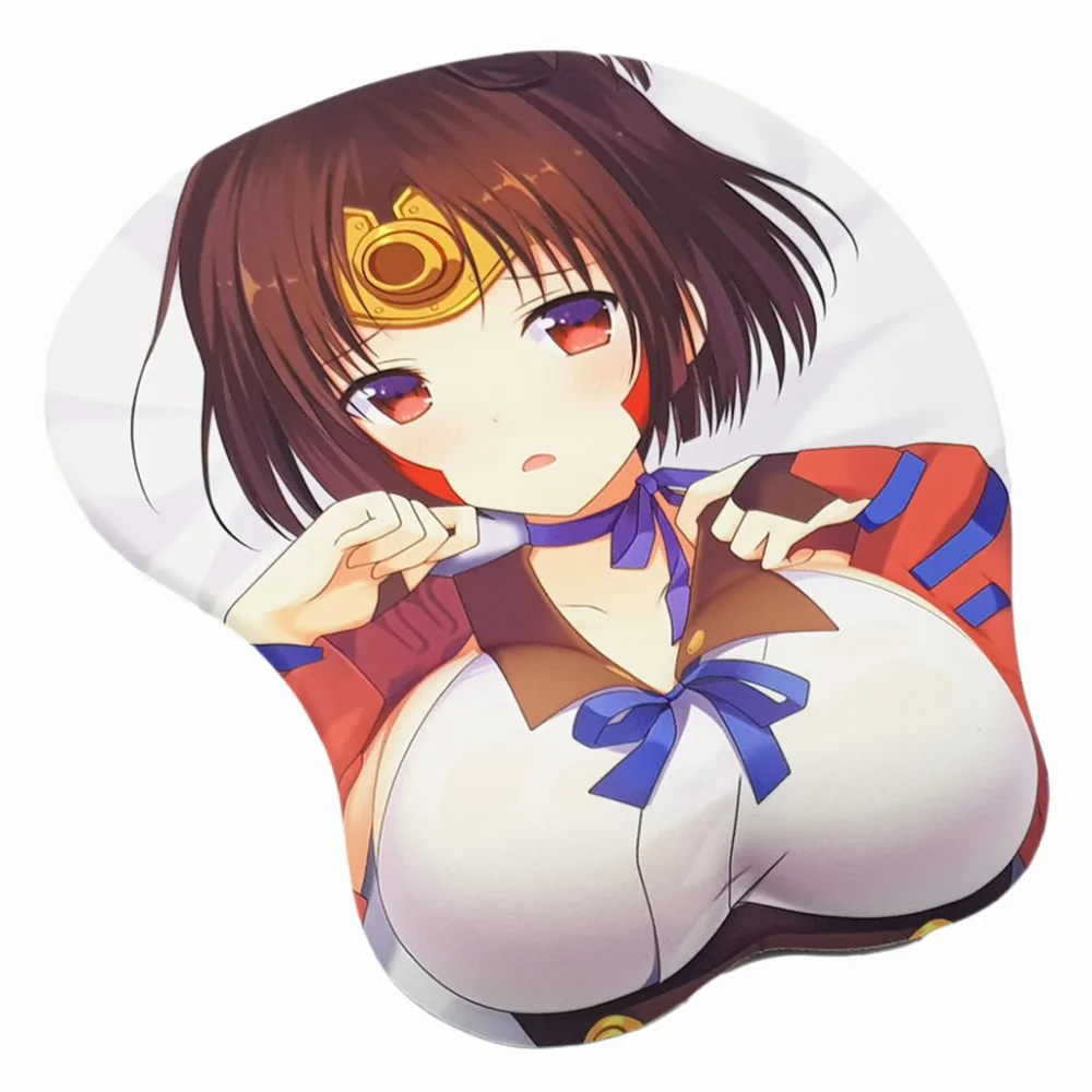 Коврик для мыши Kabaneri из аниме Железной Крепости 3D Oppai|mouse pad|mouse pad wristwrist rest |