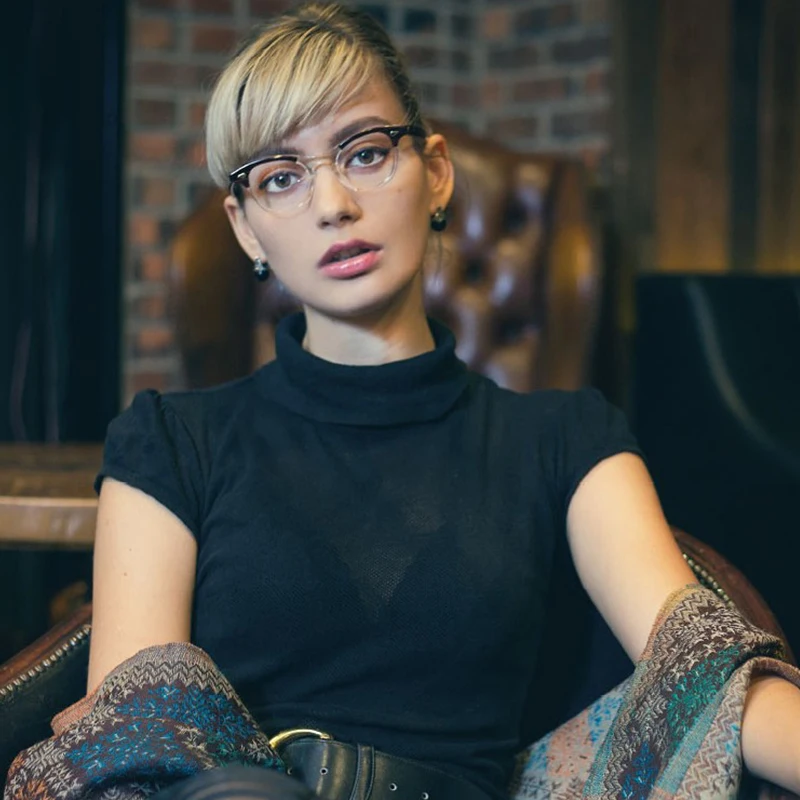 Круглые оправы для очков брендовые близорукости мужчин и женщин винтажные очки