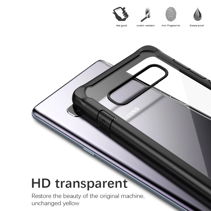 Ipaky для samsung S10 силиконовый акриловый Гибридный противоударный чехол для телефона для samsung Galaxy S10 E Plus прозрачная задняя крышка S 10E