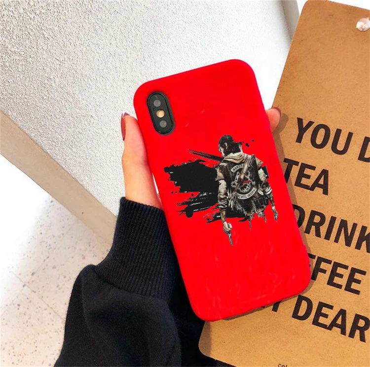 Days Gone MONGREL прощание MC цветной мягкий силиконовый телефон чехол для iPhone 6 6s 6plus 7 7plus 8 8plus XR XS XSMAX