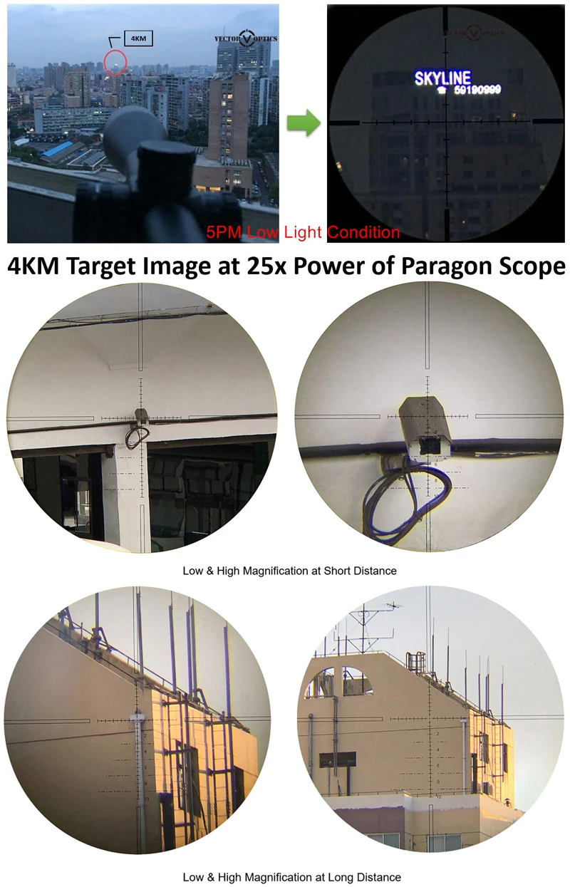 10 шт. векторная оптика Paragon 6 30x56 SF тактический прицел с немецким стеклом VPA сетка