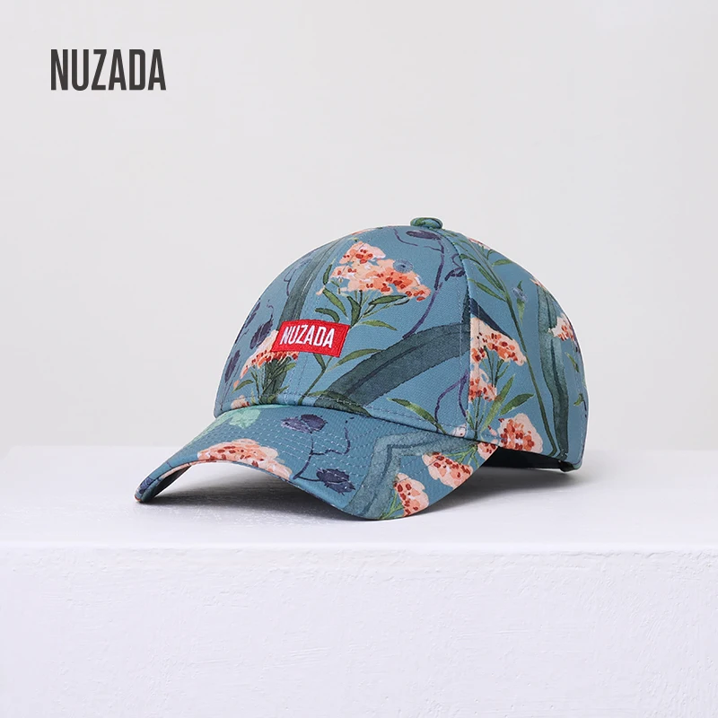 Бейсболка NUZADA с принтом Snapback для женщин и мужчин пара нейтральных кепок высокое