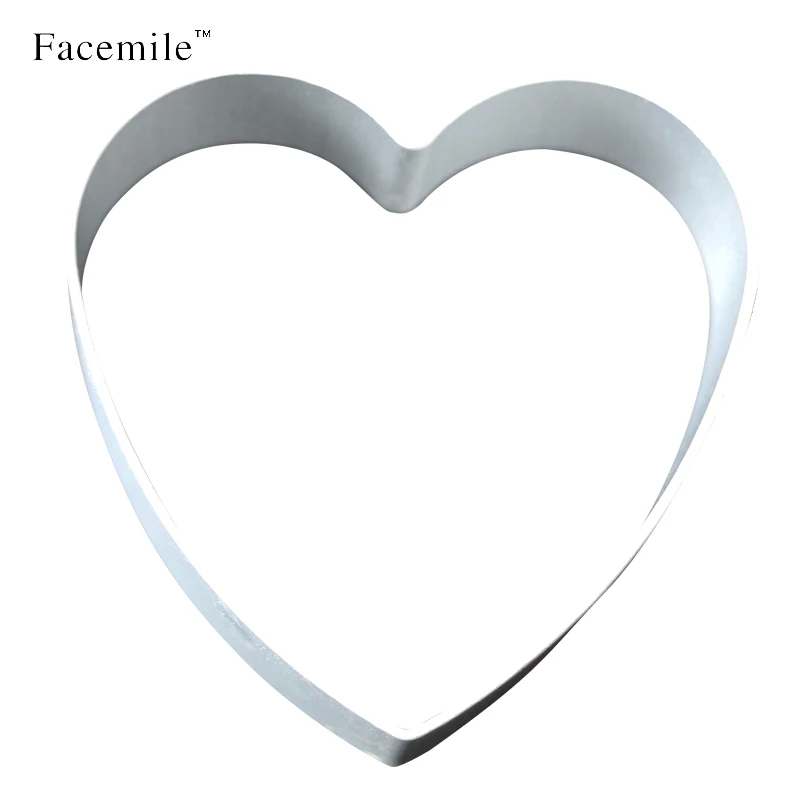 Оптовая Форме Сердца DIY Печенье Конфеты Торт Плесень Cookie Cutter Алюминиевого Сплава