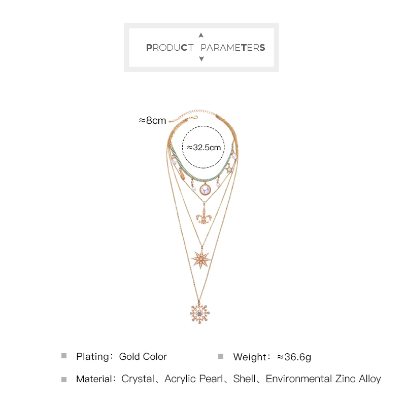 Съемное многослойное ожерелье s Jester подвеска в виде Шляпы имитация жемчуга для
