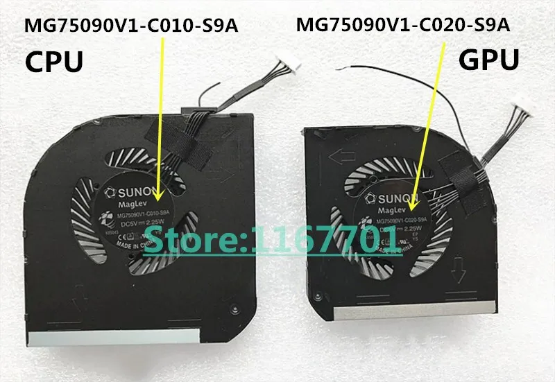 Новый оригинальный ноутбук/ноутбук CPU/GPU охлаждающий вентилятор/кулер для Lenovo