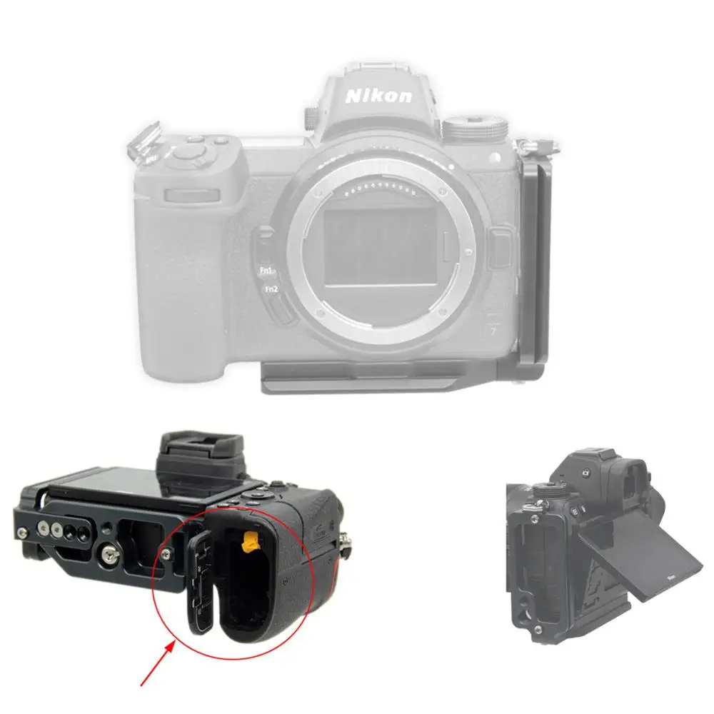 L-образный вертикальный быстросъемный штатив кронштейн для камеры Nikon Z7 Z6 Z 7 6 |