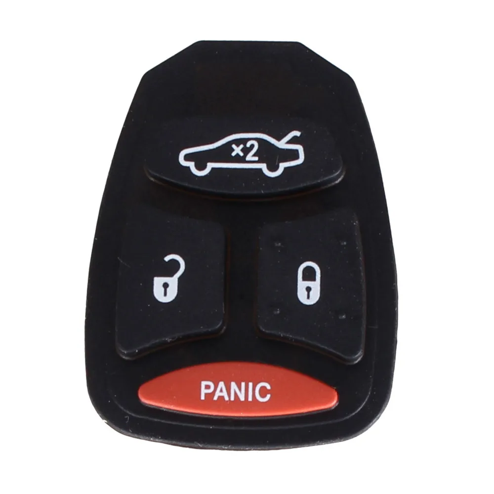 Запасной дистанционный ключ KEYYOU резиновая накладка для 4 кнопок Chrysler /Dodge /Jeep |