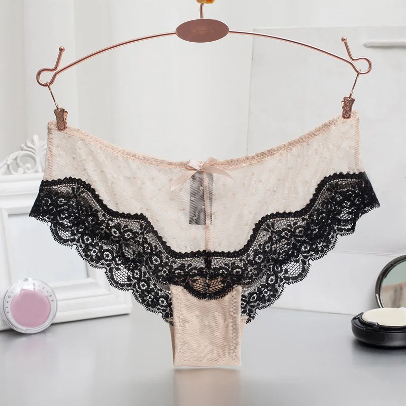 Women Sexy Lace Panties Women's Low Waist Cotton Briefs Underwear Rise Thongs Ladys Exotic Lingerie Intimates G strings 49 |