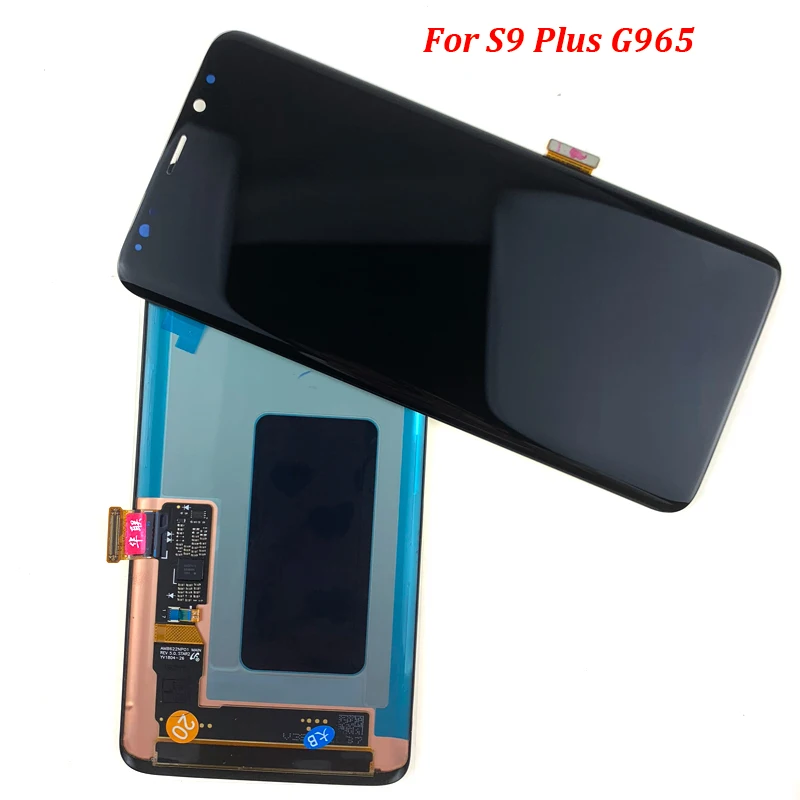 ЖК-дисплей с рамкой для SAMSUNG Galaxy S9 дисплей S9+ Plus G960 G965 сенсорный экран дигитайзер с инструментами 1 шт