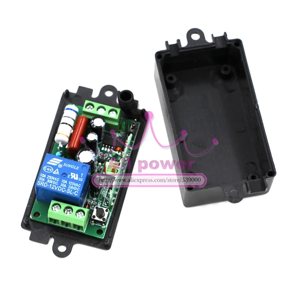 Один комплект 1-канальный цифровой беспроводной светильник т дистанционного