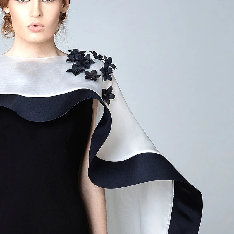 Robe De Soiree, Черное вечернее платье для банкета, Абая темпераментная накидка, костюмы, вечерние платья, длинное платье Abendkleider
