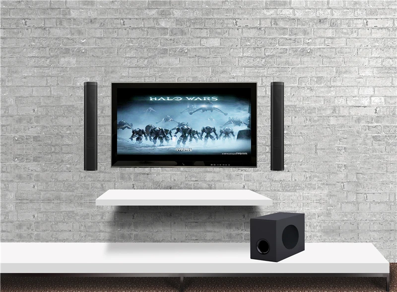 Sounderlink 2.1CH Bluetooth ТВ Саундбар с сабвуфером оптический USB TF vitual 3D объемный звук Система домашнего кинотеатра