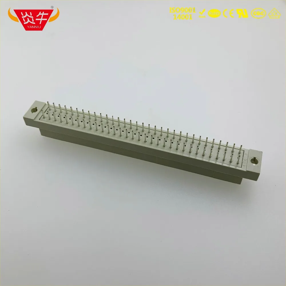 50 шт. 364 DIN41612 DIN разъем 710 3100 3264 S 2*32P 64PIN женские прямые булавки европейская розетка