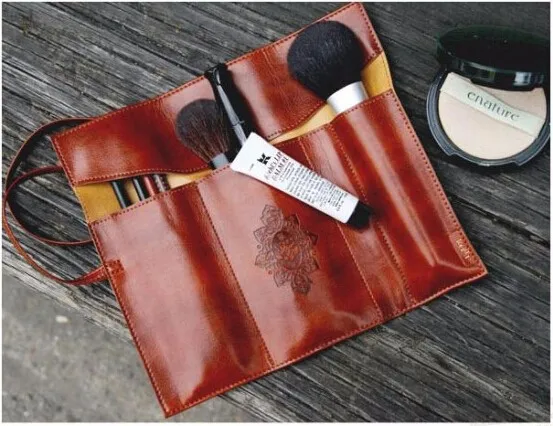 Новый стильный рулон кошелька из искусственной кожи косметичка Pem школьный чехол