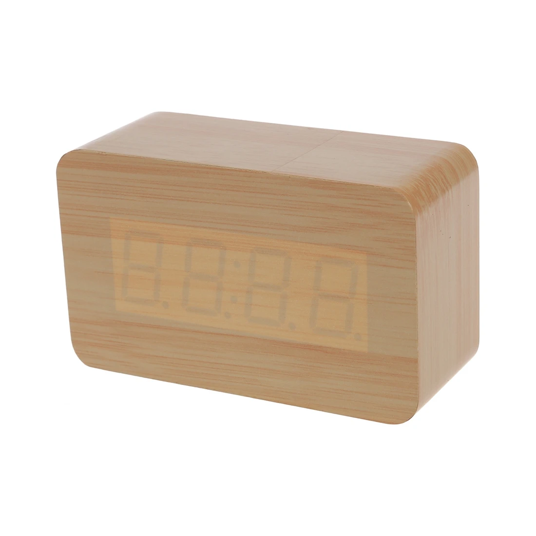 Современные деревянные Вуд usb/ААА цифровой светодиодный Будильник Календари